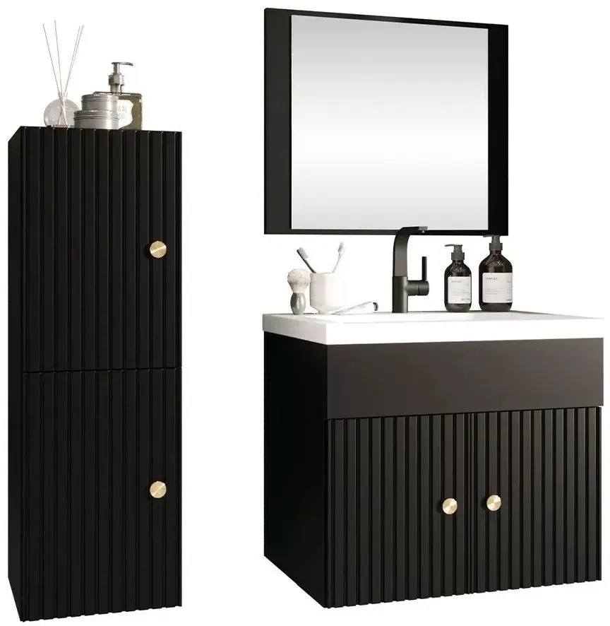 Set de mobila Mirjan24 Hortens/Logo Ryfel V (Black) - 4