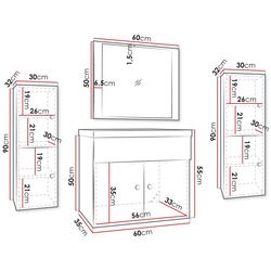 Комплект мебели Mirjan24 Hortens/Logo Ryfel VI (Black) Thumb