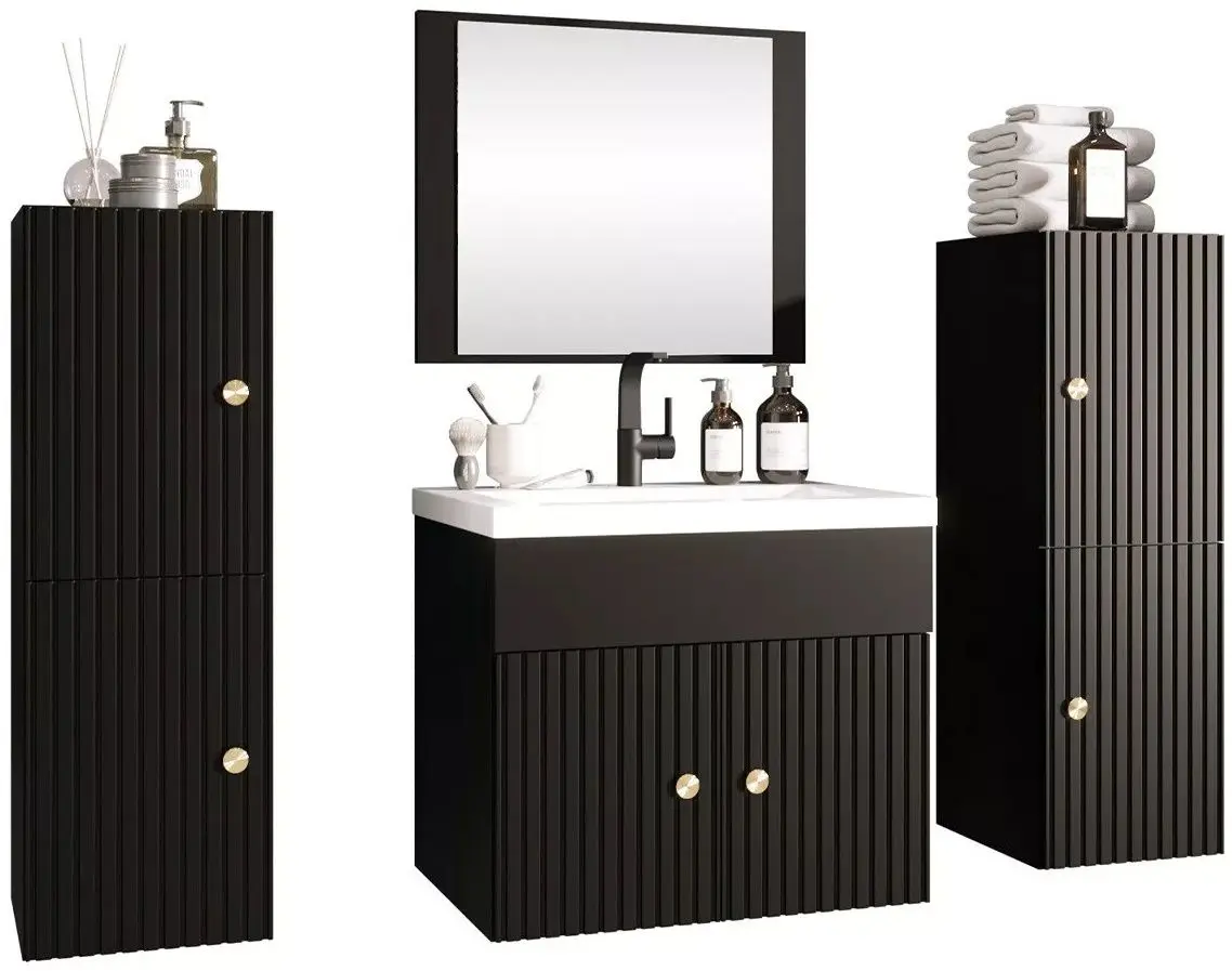 Комплект мебели Mirjan24 Hortens/Logo Ryfel VI (Black) - 4