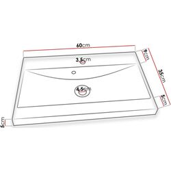 Set de mobila Mirjan24 Lumia/Alba (Bodega/White Gloss) Thumb