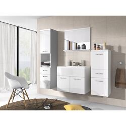 Set de mobila Mirjan24 Lumia/Alba (White/White Gloss) Thumb