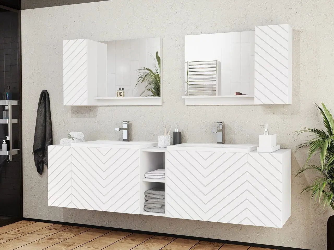 Комплект мебели Mirjan24 Najrip/Nexso I (White)