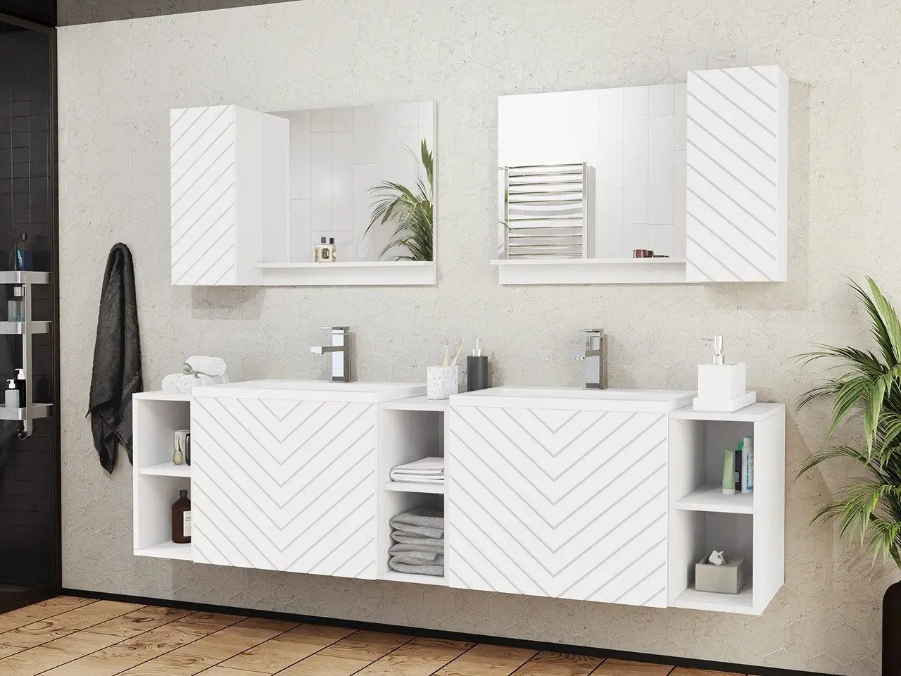 Комплект мебели Mirjan24 Najrip/Nexso II (White)