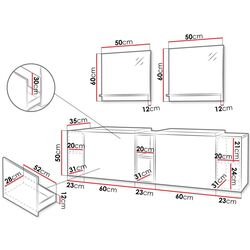 Set de mobila Mirjan24 Najrip/Nexso III (Black) Thumb
