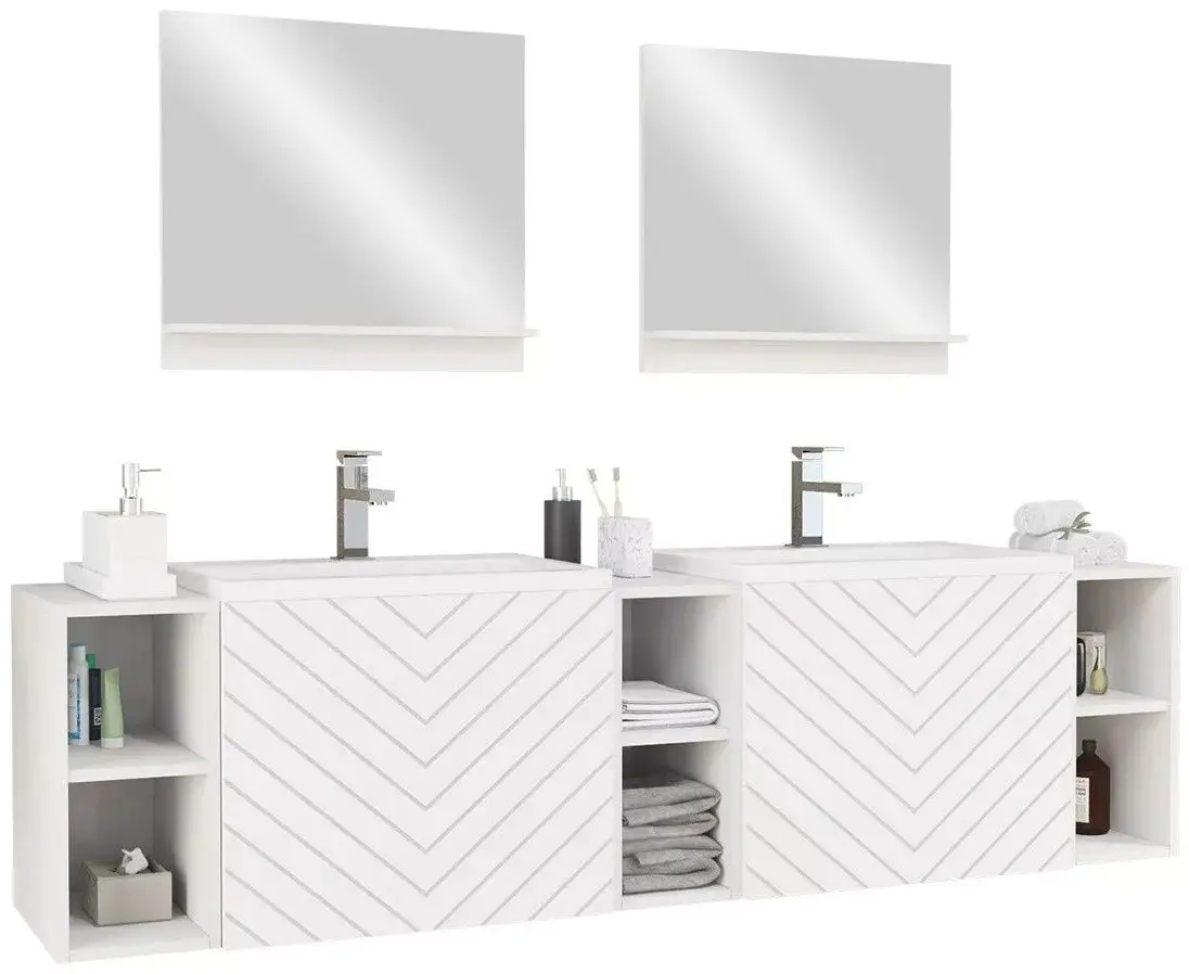 Set de mobila Mirjan24 Najrip/Nexso IV (White)