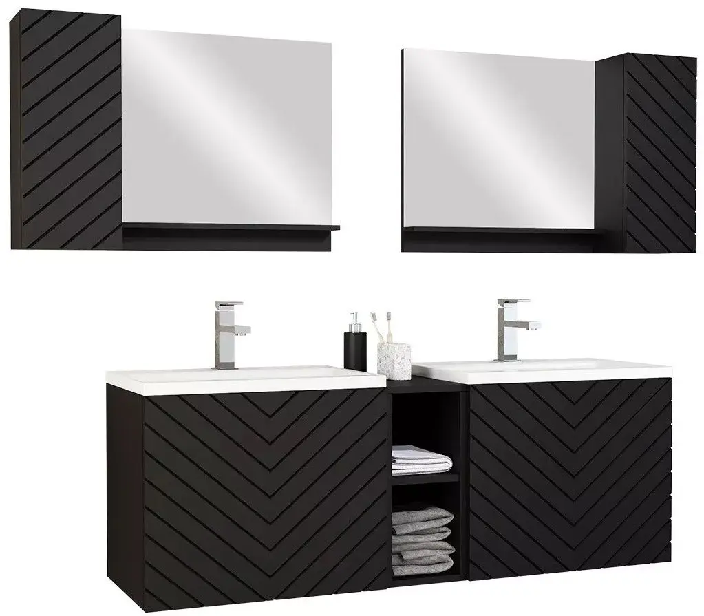 Комплект мебели Mirjan24 Najrip/Nexso V (Black) - 5