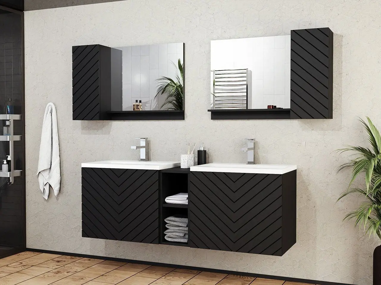 Комплект мебели Mirjan24 Najrip/Nexso V (Black)