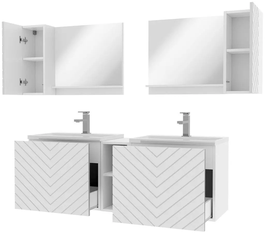 Set de mobila Mirjan24 Najrip/Nexso V (White)