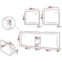 Set de mobila Mirjan24 Najrip/Nexso VI (Black) Thumb