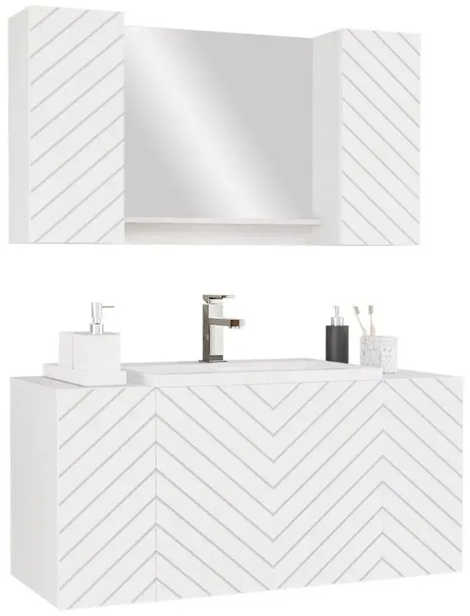 Set de mobila Mirjan24 Najrip/Nexso VII (White)