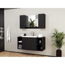 Set de mobila Mirjan24 Najrip/Nexso VIII (Black)