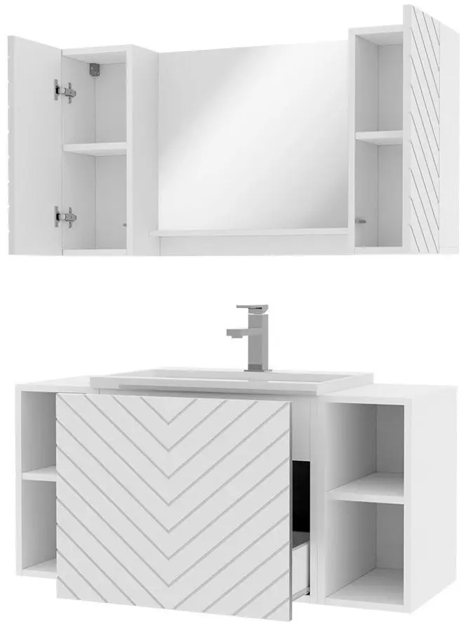 Set de mobila Mirjan24 Najrip/Nexso VIII (Black)