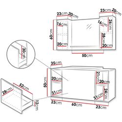 Set de mobila Mirjan24 Najrip/Nexso VIII (White) Thumb