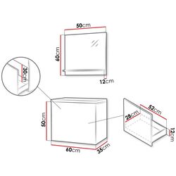 Set de mobila Mirjan24 Najrip/Nexso (White) Thumb