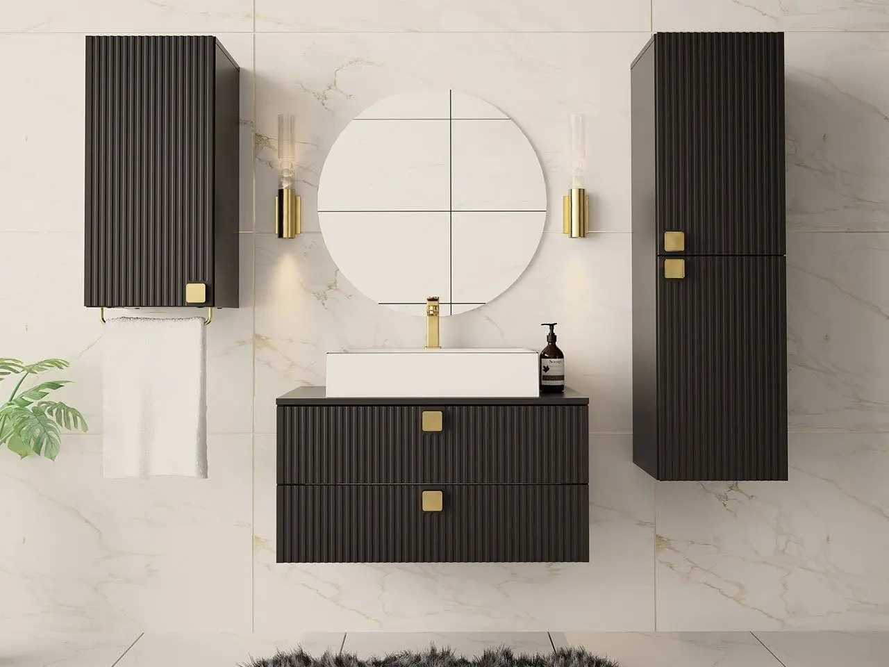 Комплект мебели Mirjan24 Petralio I/Gariano (Black) - 7