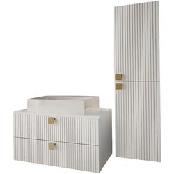 Set de mobila Mirjan24 Petralio III/Gariano (White)