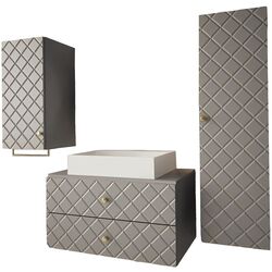 Set de mobila Mirjan24 Rilonis I/Gatreto (Gray)