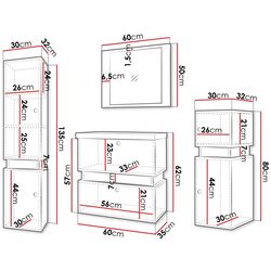 Комплект мебели Mirjan24 Syliko/Tiko I (Black) Thumb