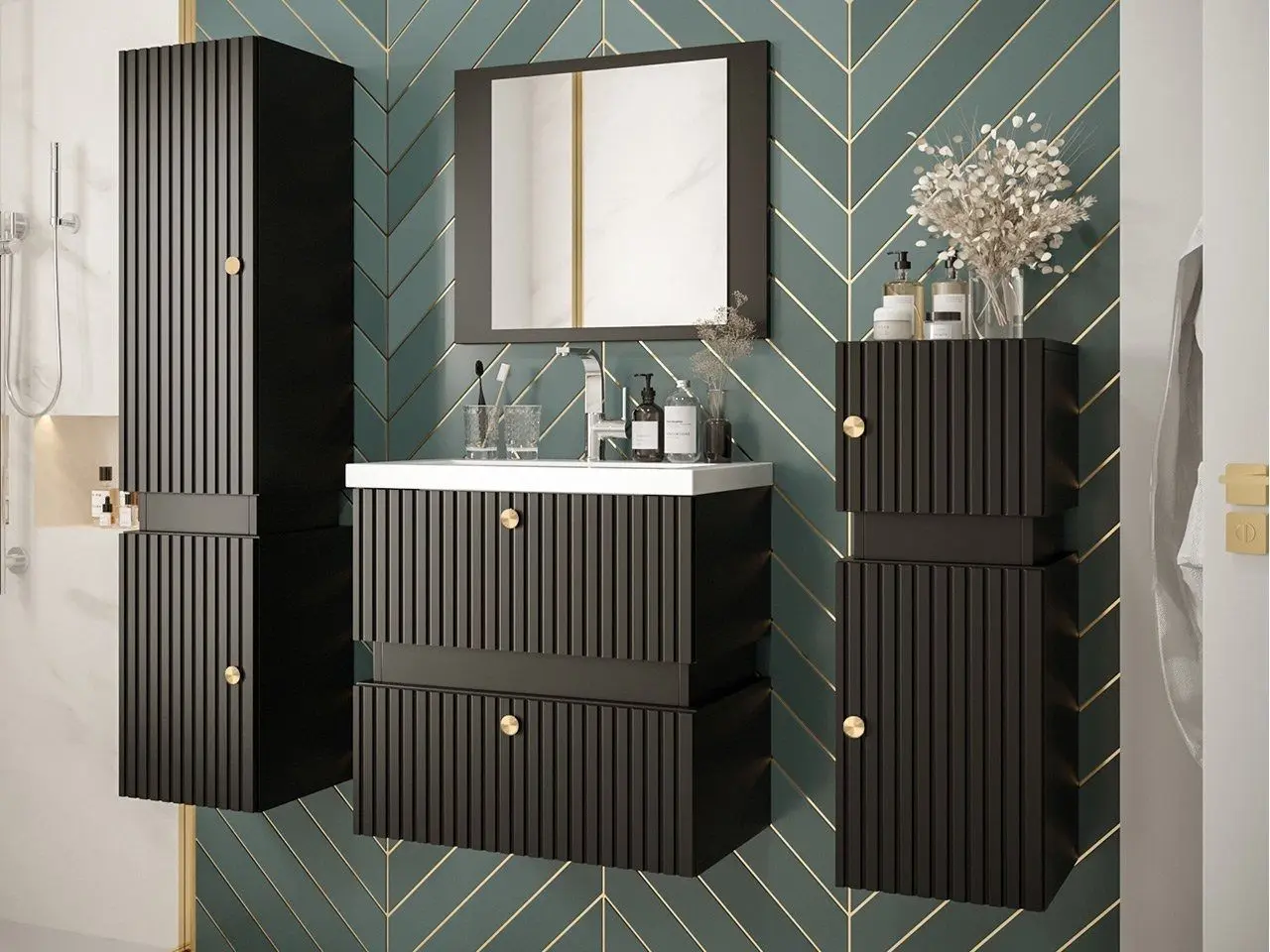 Комплект мебели Mirjan24 Syliko/Tiko I (Black)