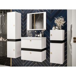 Set de mobila Mirjan24 Syliko/Tiko I (White/Black)