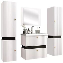 Set de mobila Mirjan24 Syliko/Tiko I (White/Black) Thumb