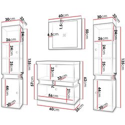 Комплект мебели Mirjan24 Syliko/Tiko II (Black) Thumb