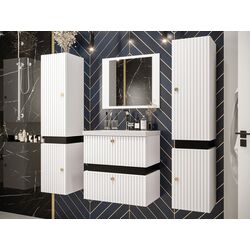 Set de mobila Mirjan24 Syliko/Tiko II (White/Black)