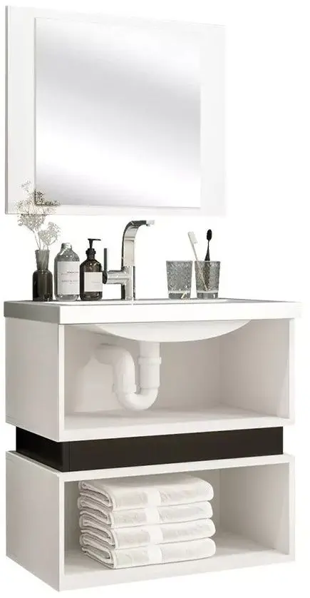 Set de mobila Mirjan24 Syliko/Tiko II (White/Black) - 6