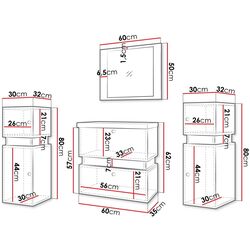 Комплект мебели Mirjan24 Syliko/Tiko III (Black) Thumb
