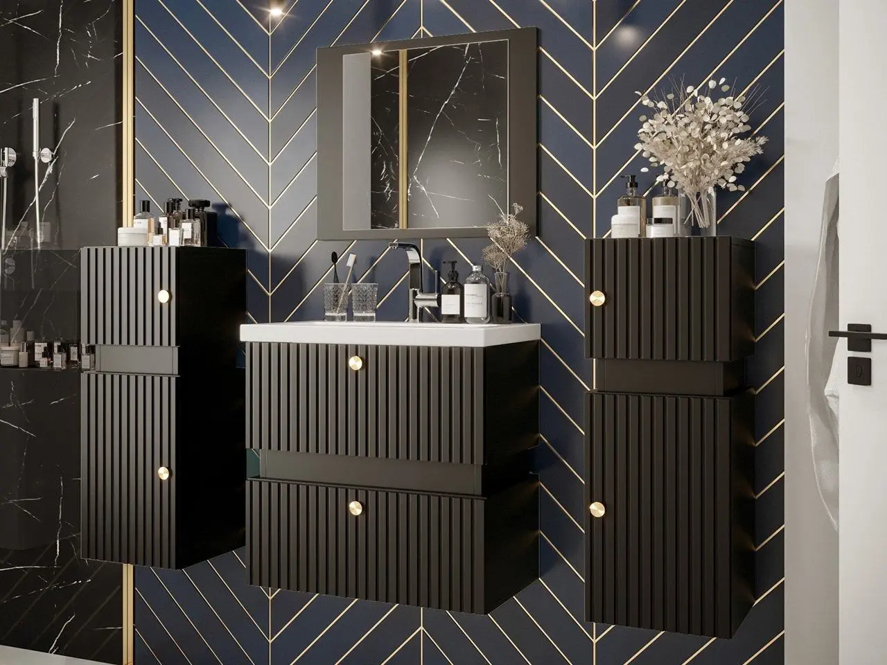 Комплект мебели Mirjan24 Syliko/Tiko III (Black) - 9