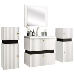 Комплект мебели Mirjan24 Syliko/Tiko III (White/Black) Thumb