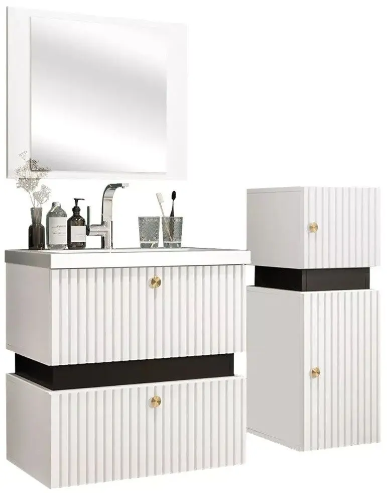 Комплект мебели Mirjan24 Syliko/Tiko V (White/Black) - 4