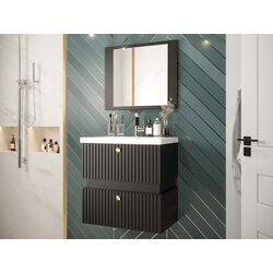 Set de mobila Mirjan24 Syliko/Tiko VI (Black)