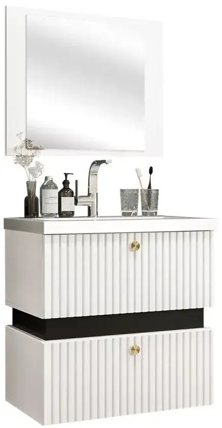 Комплект мебели Mirjan24 Syliko/Tiko VI (White/Black) - 3