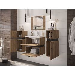 Set de mobila Mirjan24 Torvaldi VI/Trio (White/Black Matt) Thumb