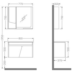 Комплект мебели Nplus Rio 81 (Dorado) Thumb