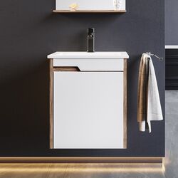 Set de mobila Orka Brick 45 (White/Mese Oak) Thumb