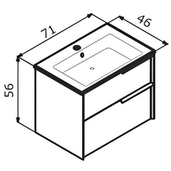 Set de mobila Orka Noventa 70 Cabana (Wood) Thumb