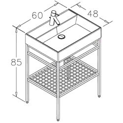 Set de mobila Orka Capetown 60 (Cream Matt) Thumb