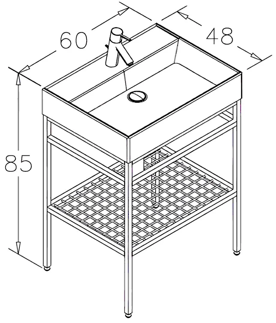 Set de mobila Orka Capetown 60 (Cream Matt)