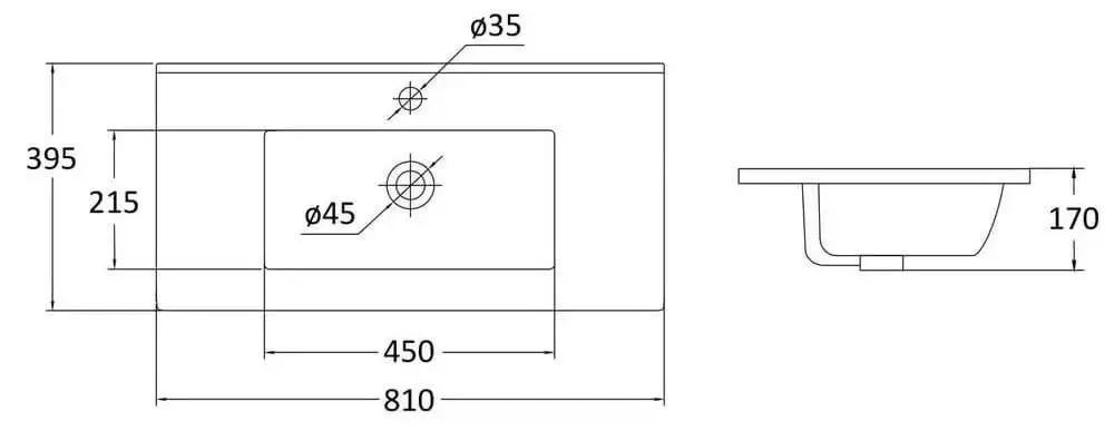 Set de mobilă RJ Atlant RJ02800WH (White)
