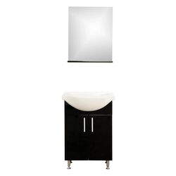 Set mobilier baie Sanitop Bella (Black/White) Thumb