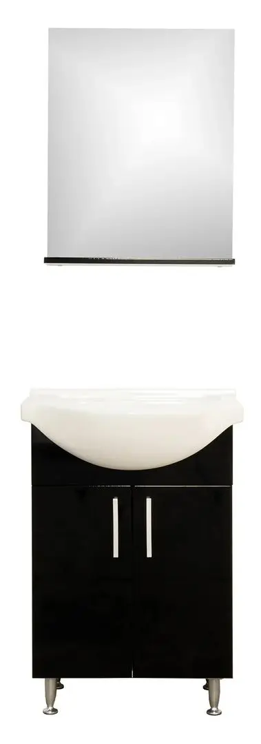 Set mobilier baie Sanitop Bella (Black/White)