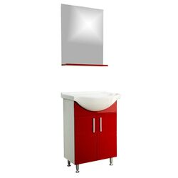 Set mobilier baie Sanitop Bella (Red/White) Thumb