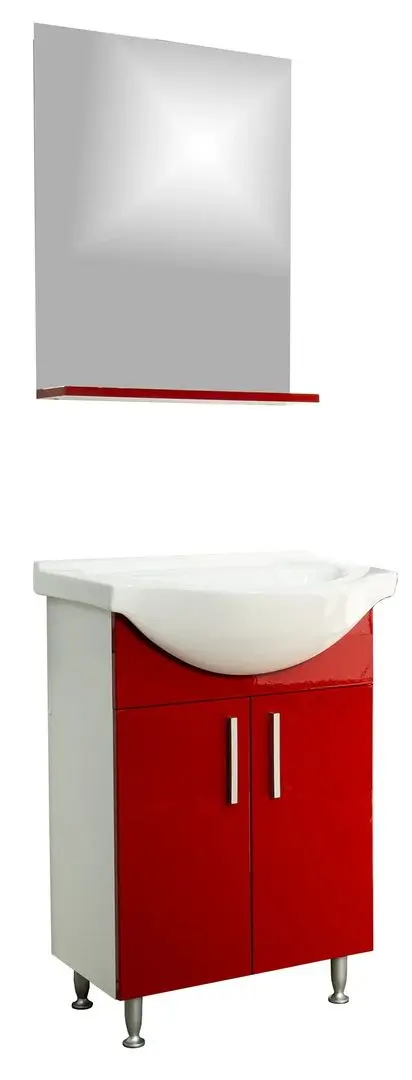 Set mobilier baie Sanitop Bella (Red/White)