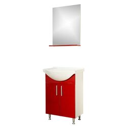 Set mobilier baie Sanitop Bella (Red/White) Thumb