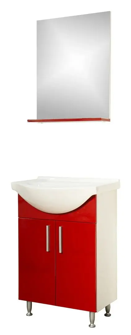 Set mobilier baie Sanitop Bella (Red/White)
