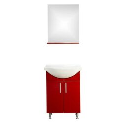 Set mobilier baie Sanitop Bella (Red/White)