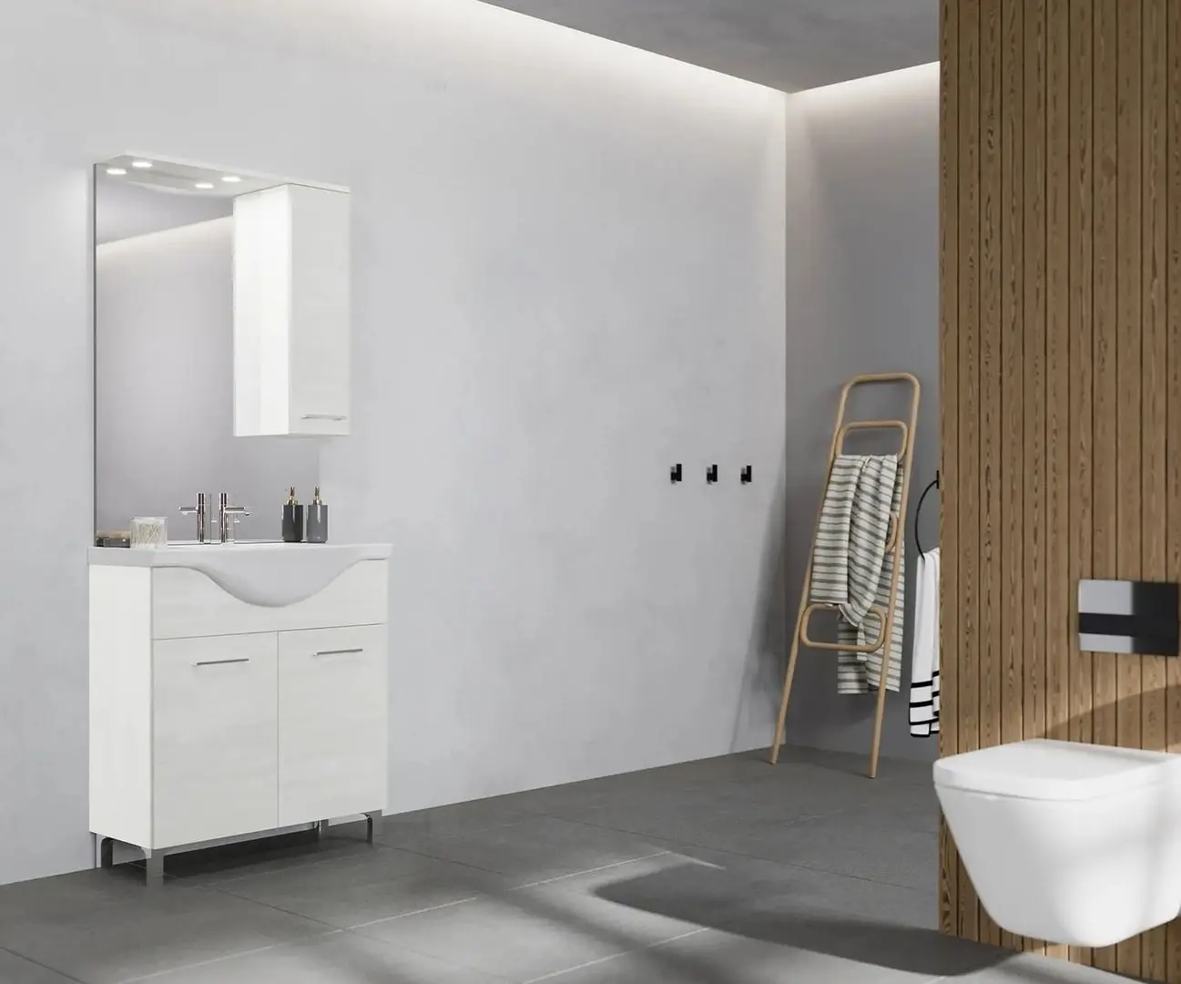 Set mobilier baie Savini Due Terra 101269622 (White)