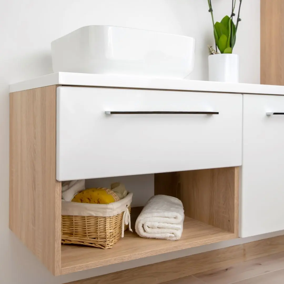 Set de mobila Stolkar Aruba II (White Gloss/Sonoma Oak) - 4